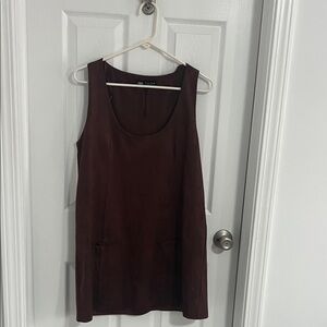 Zara Sleeveless Brown Top
